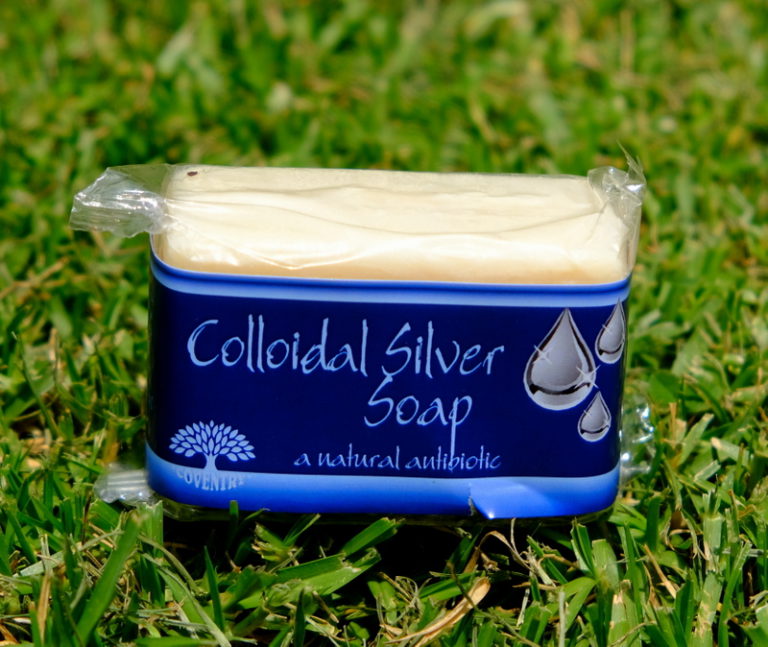 100g Colloidal Silver Soap Shaped and Wrapped Coventry Natural Soaps